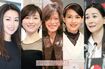(写真左から)酒井法子、広末涼子、中森明菜、のん、石原真理子
