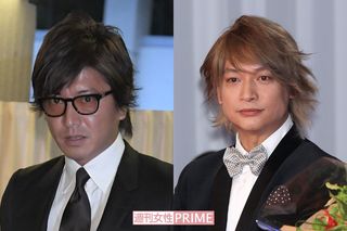 元SMAPの木村拓哉と香取慎吾