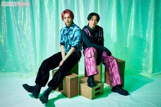 澤本夏輝＆BAEKSEUNG　撮影／廣瀬靖士