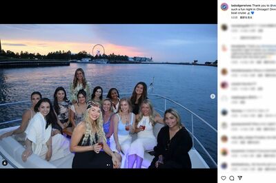 シカゴでの“ドジャース奥様会”によるクルージングの様子が投稿された（『ladodgerwives』公式インスタグラムより）