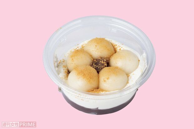 第1位もっちり白玉ときなこのクリームぜんざい/セブン-イレブン302円（撮影／矢島泰輔）