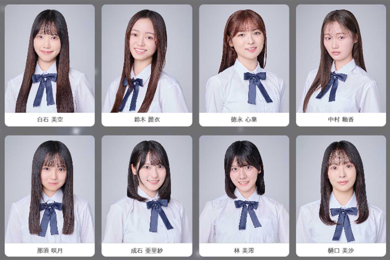 指原莉乃がプロデュースする『≠ME』の新メンバーオーディションの候補生（公式HPより）