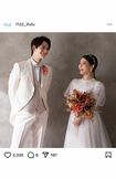 岡田将生と高畑充希のドラマ中のウエディング写真が現実になった(『1122』公式インスタグラムより)