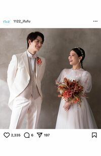 岡田将生と高畑充希のドラマ中のウエディング写真が現実になった（『1122』公式インスタグラムより）