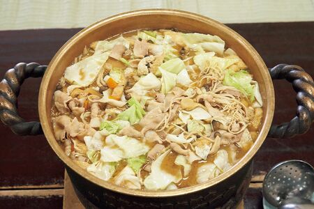 【春日野部屋】豚味噌ちゃんこ