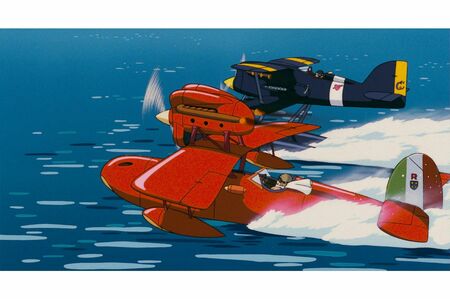 続編を製作する、と宮﨑監督は語っていたが、いまだ実現せず、の『紅の豚』(c)2023StudioGhibli