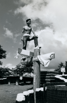 20歳のころ、神奈川県・丹沢の犬越路峠にて