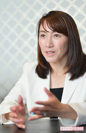 元プロテニスプレーヤー杉山愛さん。現役時代も引退後も、『5つの力』を大切にして夢や目標を叶えるためにできることをやり尽くしてきた　撮影／渡邉智裕