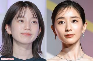 弘中綾香（左）と田中みな実（右）