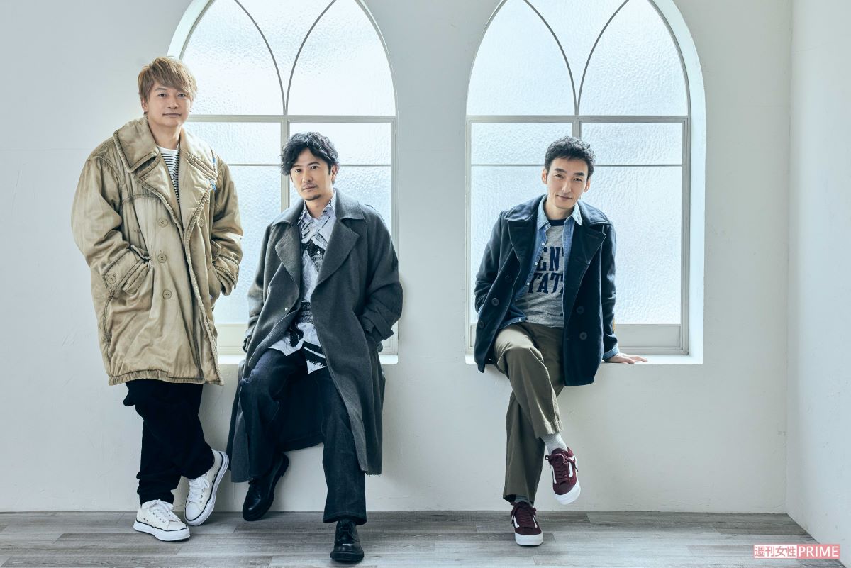 『新しい地図』の3人（左から香取慎吾、稲垣吾郎、草なぎ剛）　撮影／廣瀬靖士