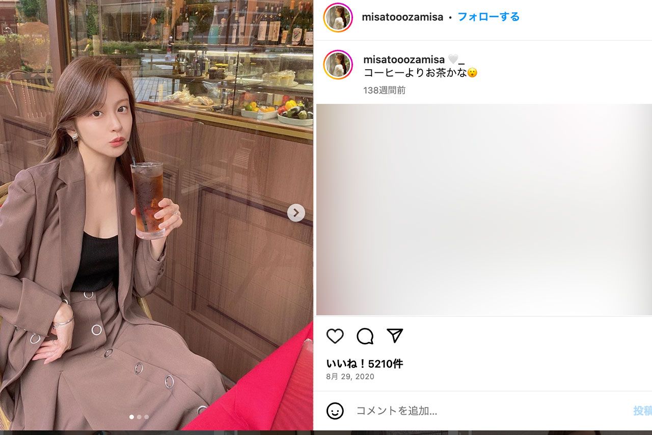 インスタグラマーの小澤美里（本人のインスタグラムより）