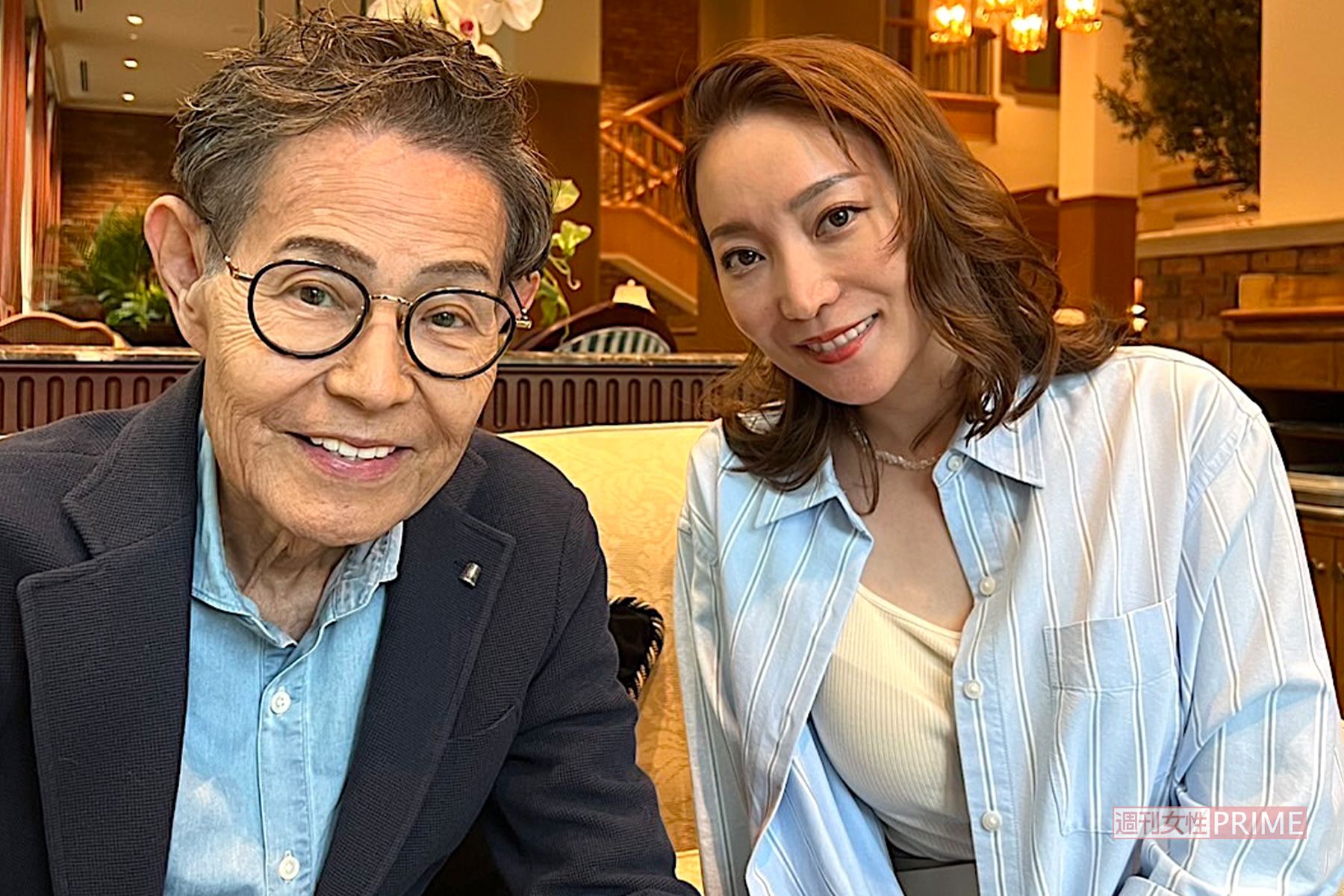 大好きな軽井沢旅行は、リフレッシュできて、いつも楽しい!　何より、加トちゃんとゆっくりできるのがうれしいです　写真提供／加藤綾菜