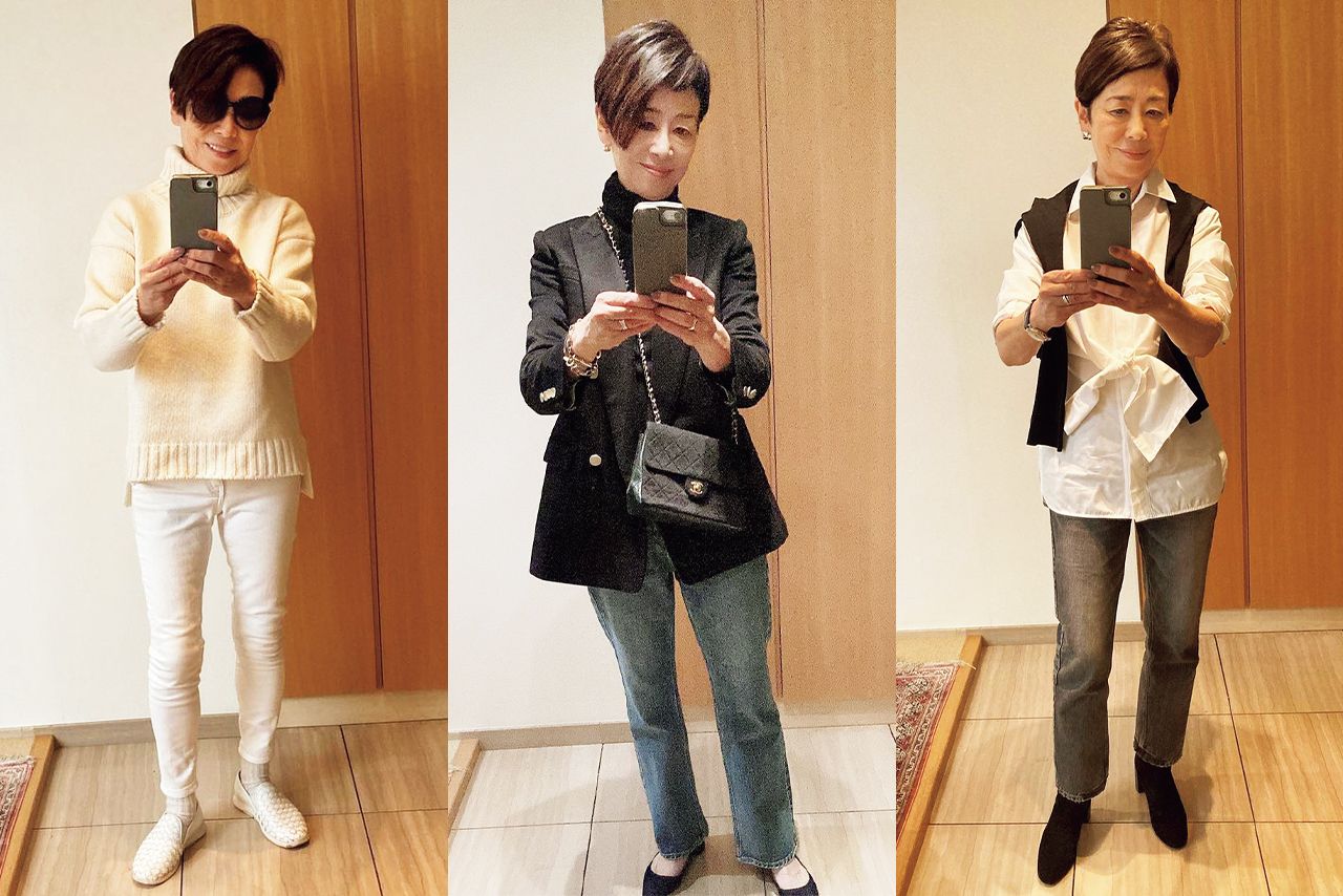 デニムスタイルは“品”を重視「デニムは意外と同系色コーデがしやすいです！」