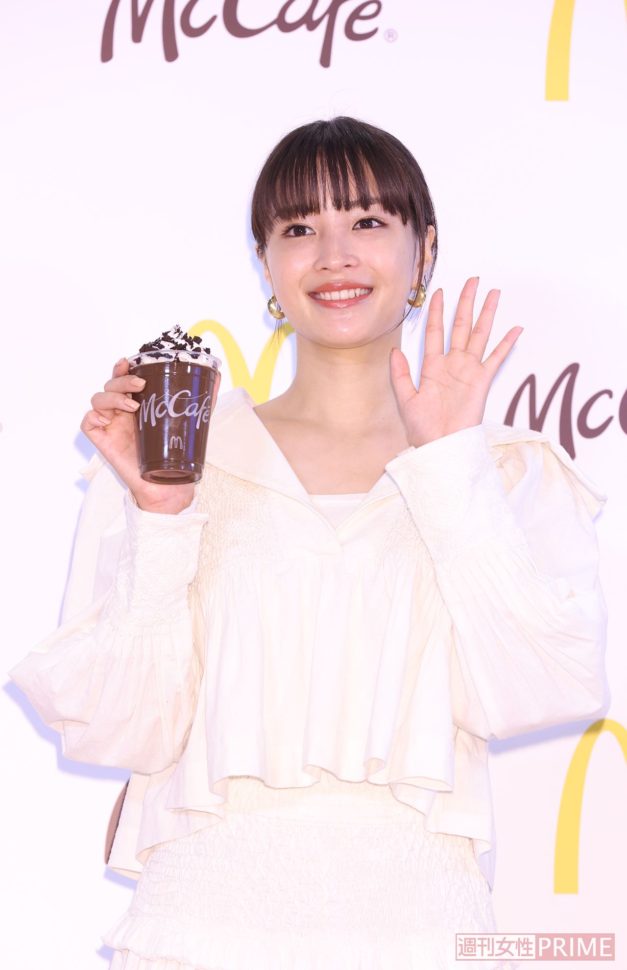 6月29日、マクドナルドのイベントに出席。公の場に現れる度に“綺麗すぎる”と注目を集める（撮影／週刊女性写真班）