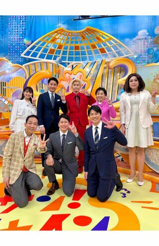 フジテレビの『サン！シャイン』初回の出演者たち（公式Xより）