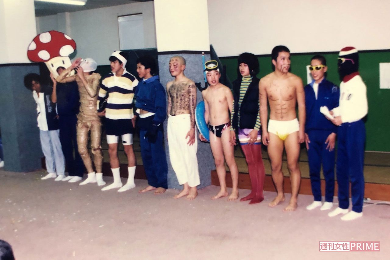 全身お経だらけの中学時代のタニシさん