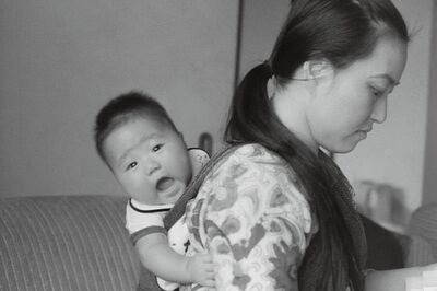 40歳で出産した息子の子育てと仕事を両立するため、日々奮闘していたころ