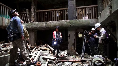 ワンダーJAPAN TV『軍艦島スペシャル』ロケ風景