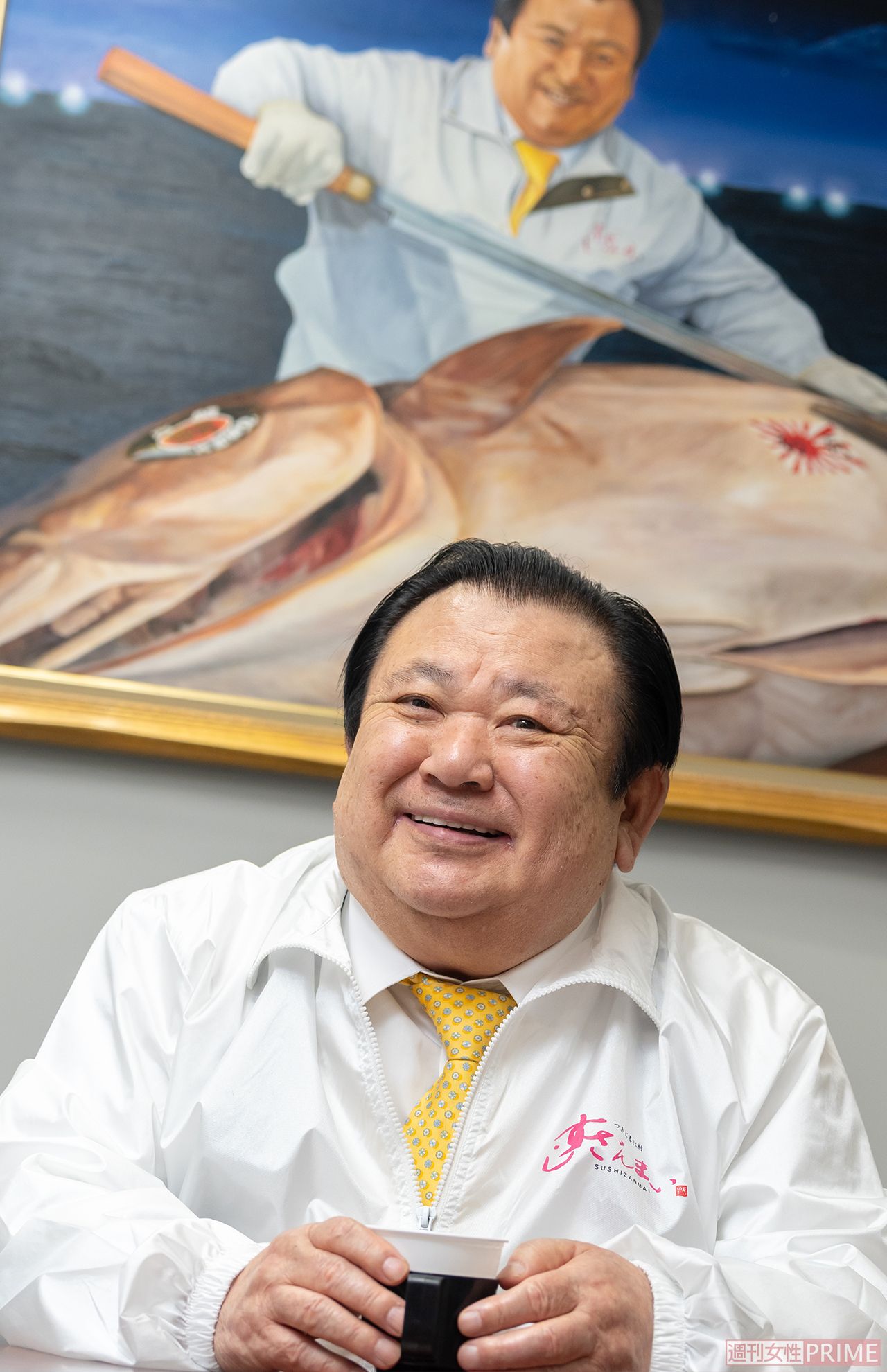 「すしざんまい」の社長・木村清さん　撮影／佐藤靖彦