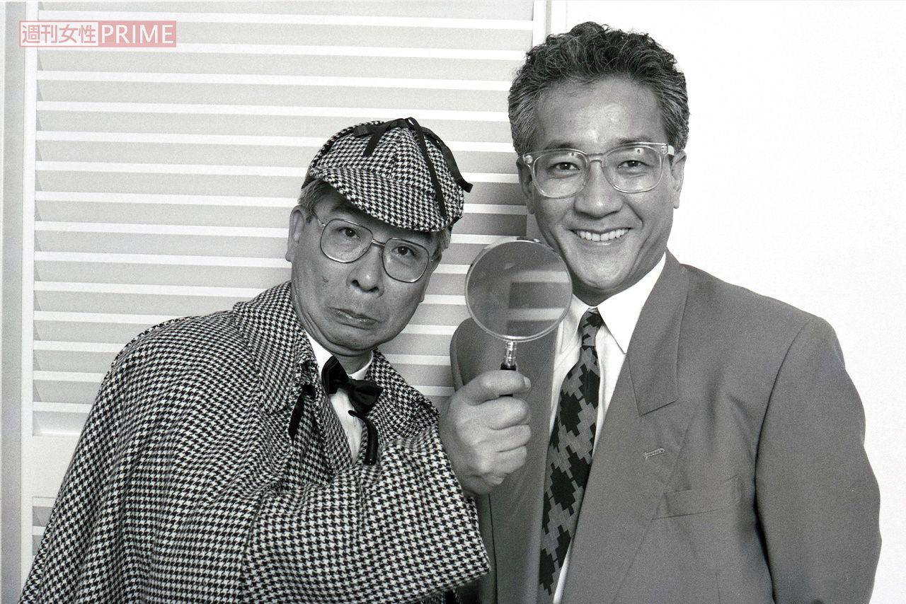 横澤彪さんと上岡龍太郎（1991年）