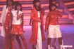 '98年、NHK紅白歌合戦の『モーニング娘。』。センターは安倍なつみ、飯田圭織と務めた