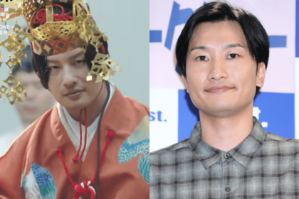 『Alexandros』のベース・磯部寛之が演じた長宗我部元親と相席スタート・山添寛（豊臣兄弟公式Xより）