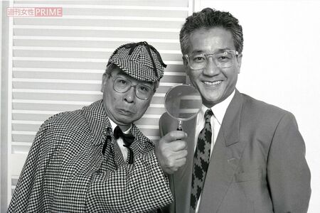 横澤彪さんと上岡龍太郎（1991年）