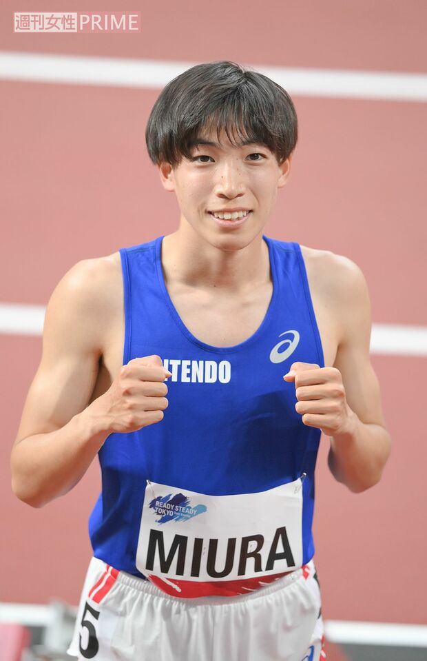 三浦龍司選手（20）　順天堂大3年（スポーツ健康科学部）