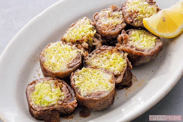 キャベツの肉巻き（撮影／廣瀬靖士）