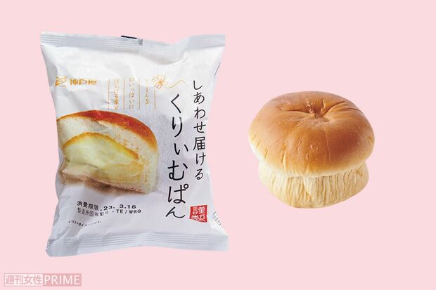 〈第5位〉神戸屋しあわせ届けるくりぃむぱんYKベーキングカンパニー/138円（撮影／山田智絵）