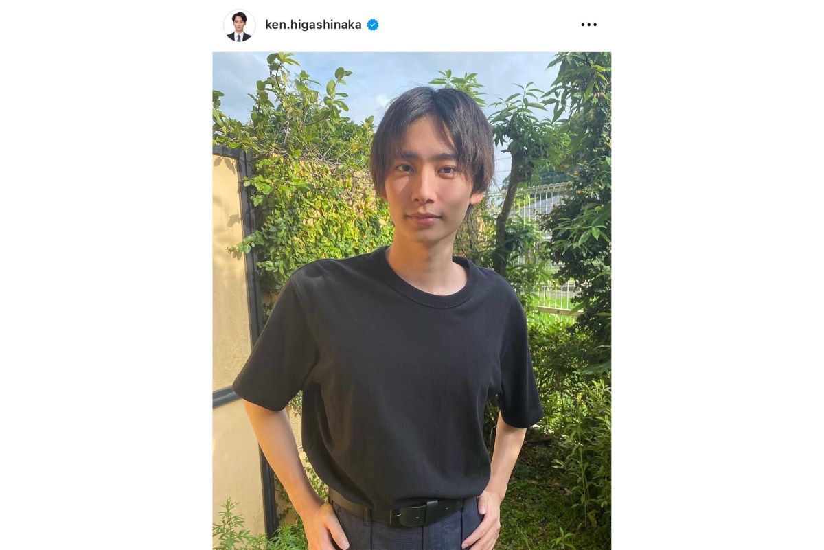 『ジュノン・スーパーボーイ・コンテスト』に出場していた当時の東中健アナウンサー（本人インスタグラムより）