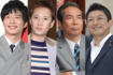 2025年ニュースな有名人失言ランキング(左から田中圭、中居正広、江藤拓元農林水産相、参政党・神谷宗幣代表)