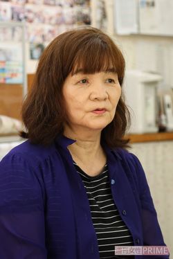 事務局長の川越さんはNPO設立当初からのスタッフ。ぶれない茂さんに絶大な信頼を置く　撮影／齋藤周造