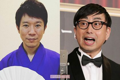 モンスターエンジン・西森洋一とおいでやす小田のコンビ“蛇腹”は約1年半で解散（撮影／週刊女性写真班、モンスターエンジン・西森の写真は本人のインスタグラムより）