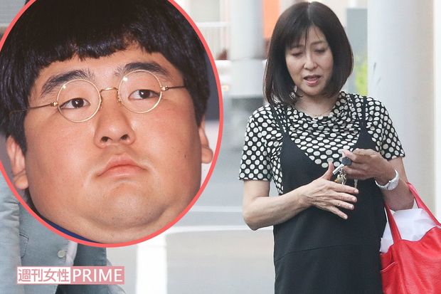 当時の面影が残る五郎役の須藤公一(左)。母親役の岡江は記者の質問に足を止めて、丁寧に答えてくれた(右)