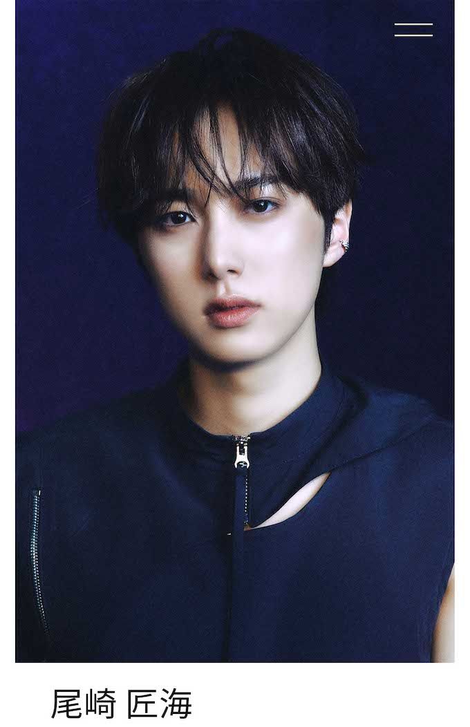高石あかりと『α-X's』に所属していた現『INI』の尾崎匠海（公式サイトより）