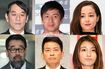 (写真左上から時計回りに)ピエール瀧、徳井義実、沢尻エリカ、木下優樹菜、宮迫博之、槇原敬之