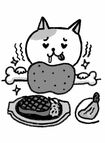 凹んだときは肉を食べよう!(イラスト/大塚さやか)