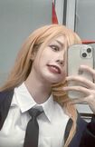 『チェンソーマン』のキャラクター(パワー)コスプレをしたあのちゃん(本人のインスタグラムより)
