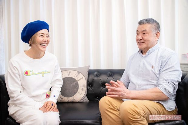 （左から）熊谷真実、清水ろっかん　撮影／齋藤周造