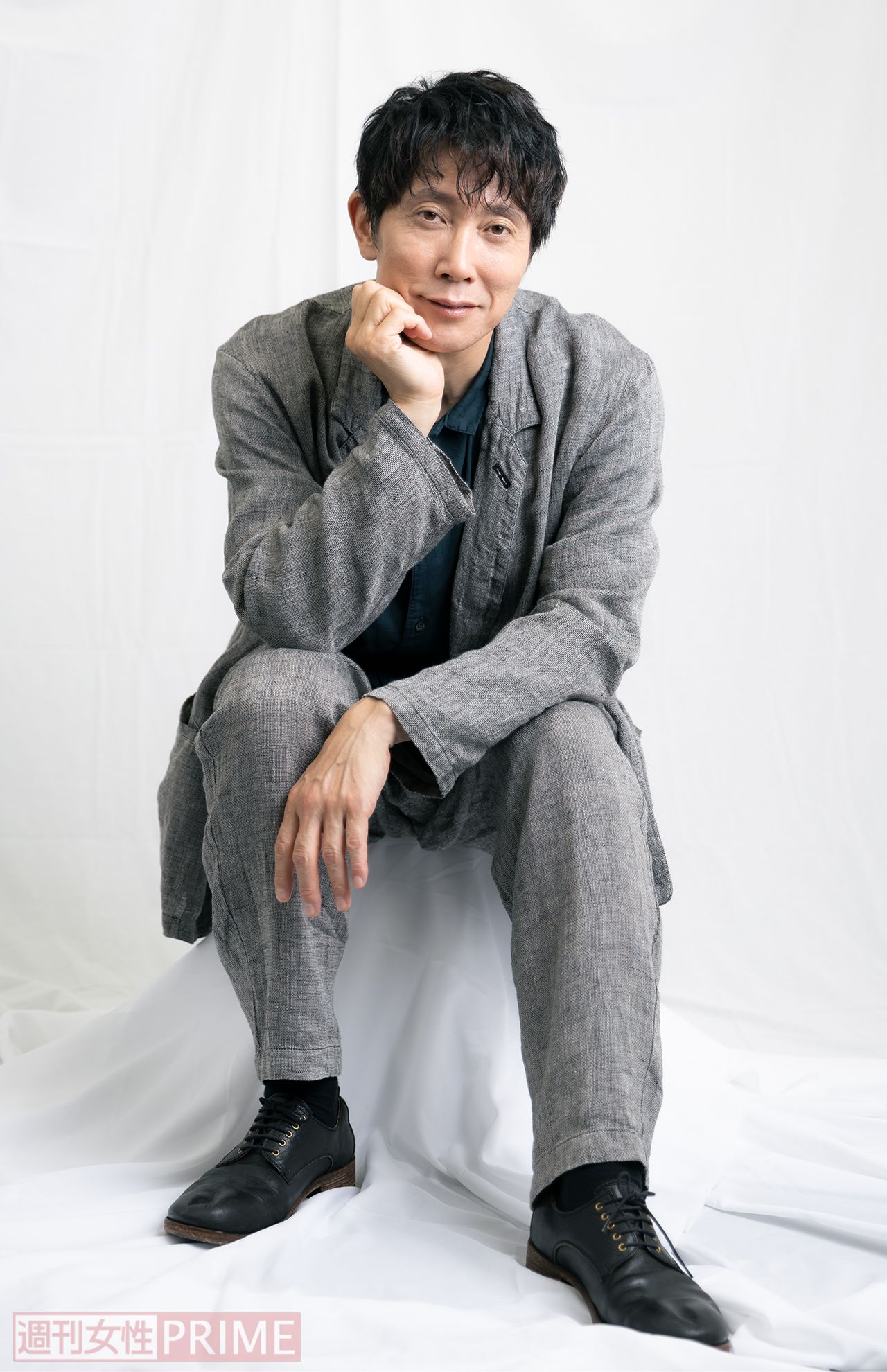 佐々木蔵之介　撮影／矢島泰輔　スタイリング／勝見宜人（Koa Hole inc.）　ヘアメイク／晋一朗　衣装協力／CONFECT（CONFECT 表参道店）