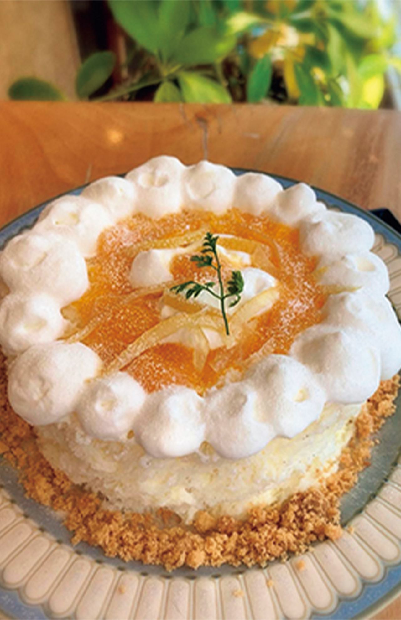 レモンヨーグルトとマンゴーのタルト風　※現在は提供されていません