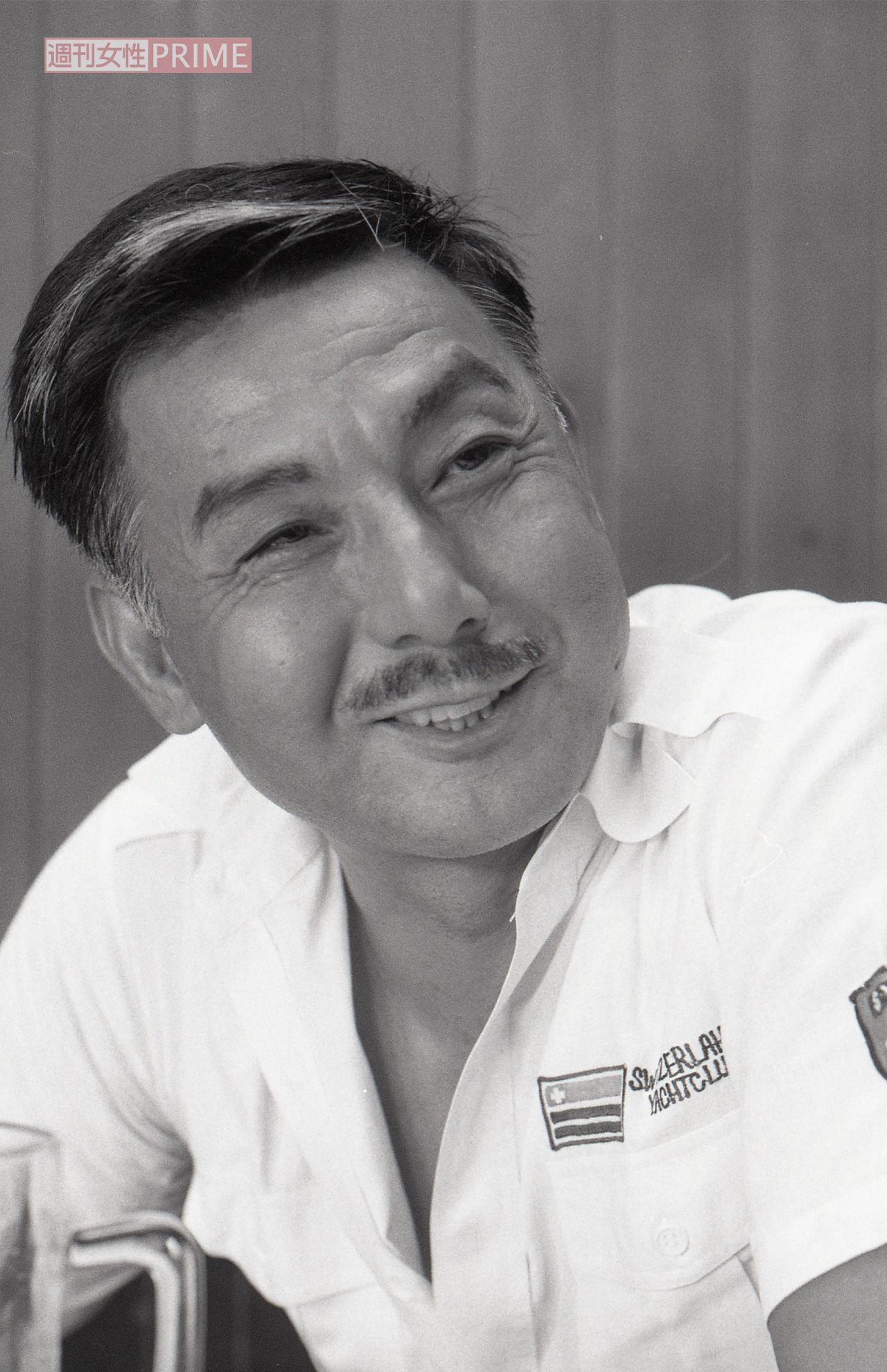 ほっぺにシリコンを入れていた宍戸錠さん（1987年）