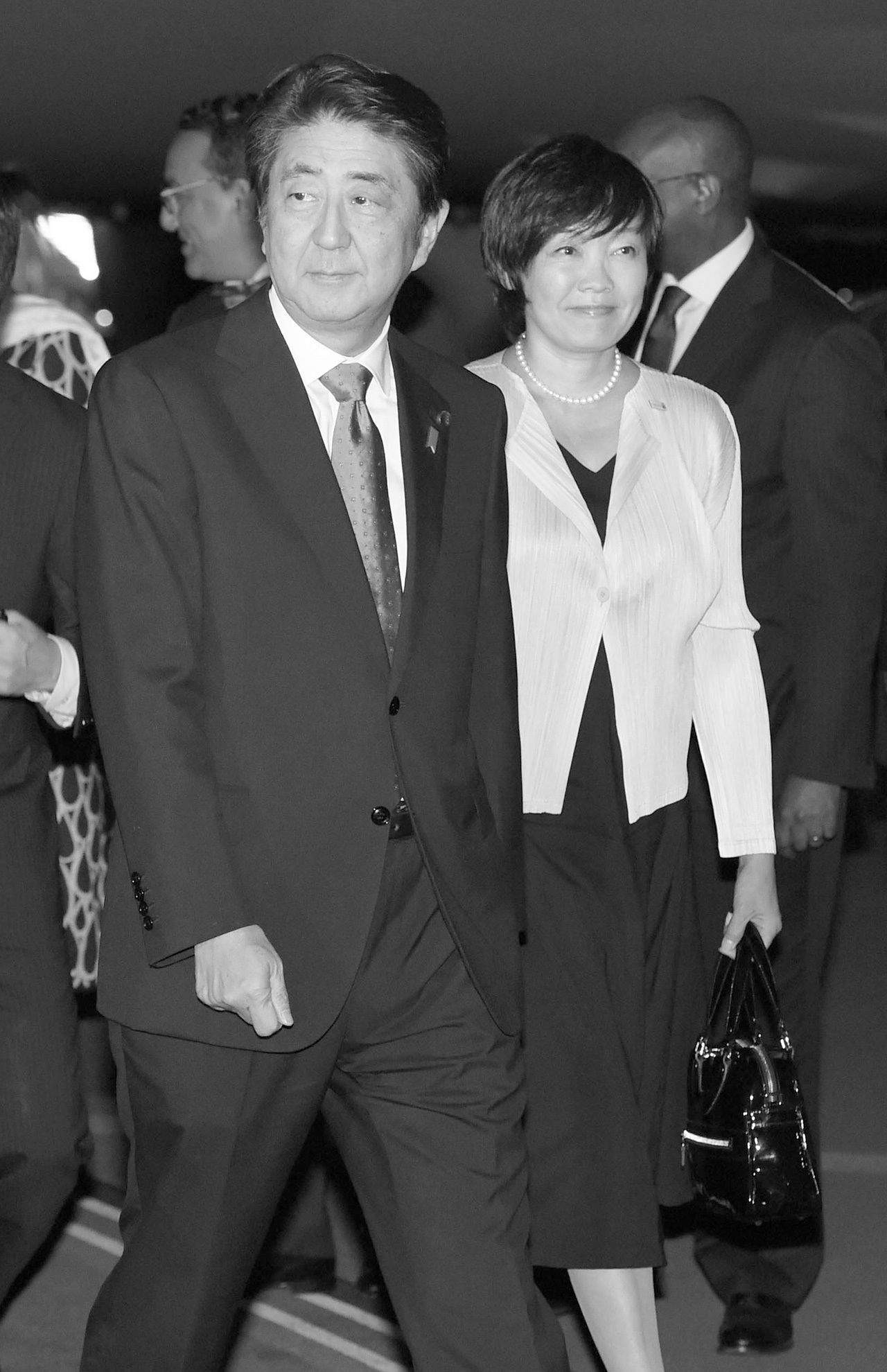 安倍首相と昭恵夫人