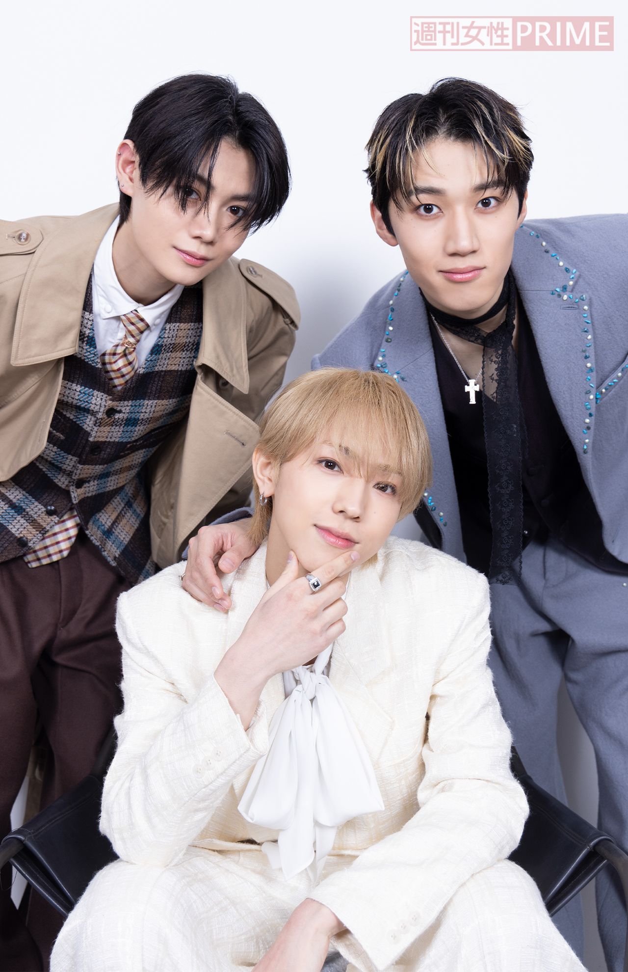 鈴 陽向（左）と池田 優斗（下）と鈴川 直弥（右）　撮影／吉岡竜紀