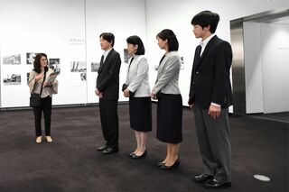 7月11日、「被爆80年企画展 ヒロシマ1945」の視察は、令和以降初めてご一家4人で公務に臨まれた