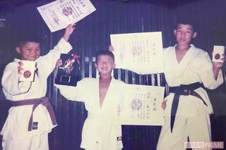 三兄弟はまず空手を習い始めた