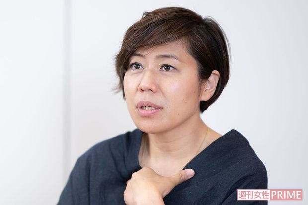 青木さやか　撮影／佐藤靖彦　