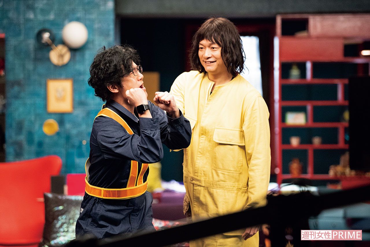 稲垣吾郎（左）と香取慎吾（右）　撮影／山田智絵