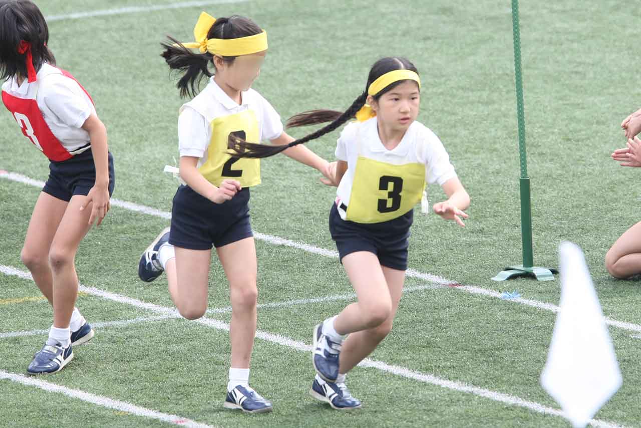 学習院初等科2年（'09年）リレー選手に